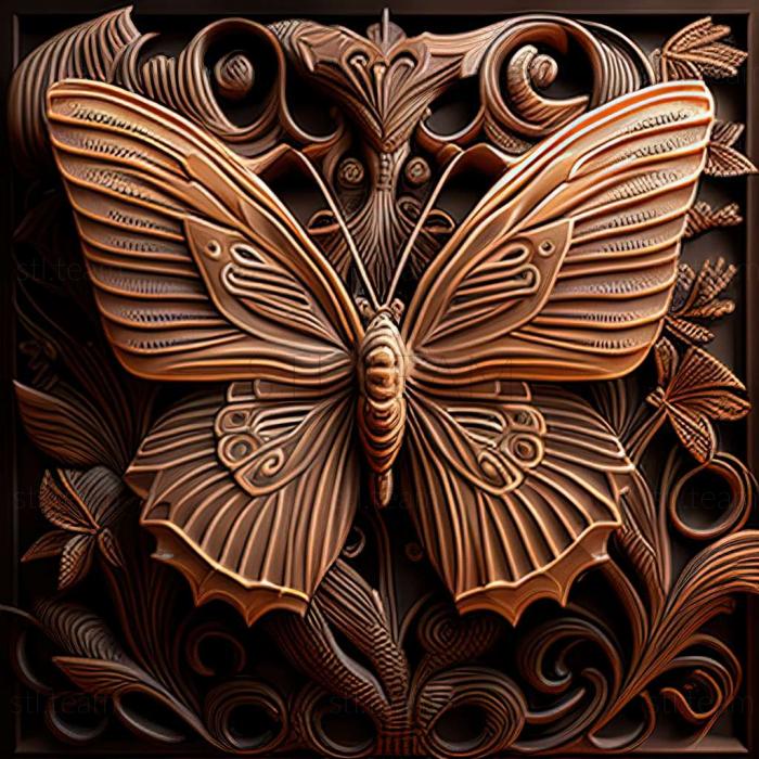 3D model Papilio alcmenor (STL)